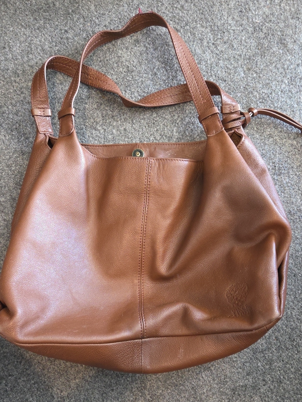 Vince Camuto  Tan Leather Shoulder Bag -Tote